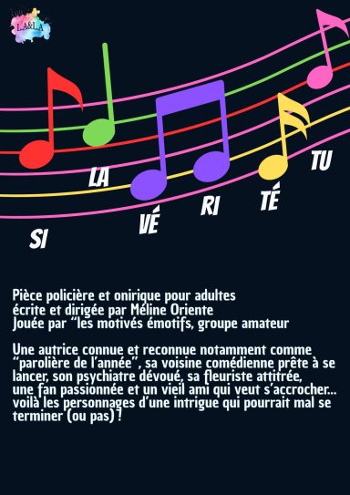 PROJET 2026 GROUPE THEATRE AMATEURS SI LA VE RI TE TU THÉÂTRE AMATEUR
