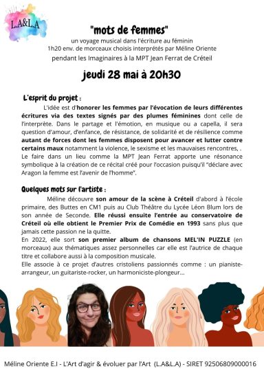 SPECTACLE EN HOMMAGE AUX PAROLIERES CRÉATION 2026
