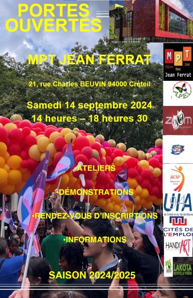 Journées portes ouvertes 14/09/24